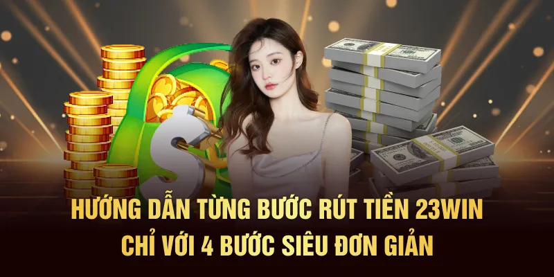 Hướng dẫn từng bước rút tiền 23Win chỉ với 4 bước siêu đơn giản