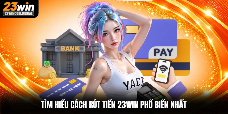 Tìm hiểu cách rút tiền 23win phổ biến nhất