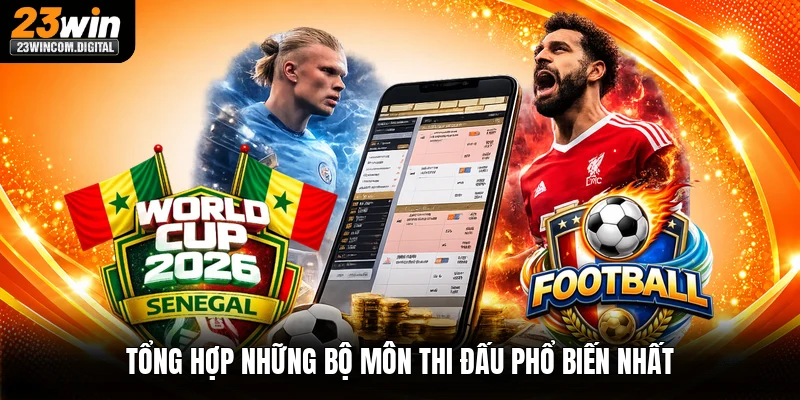 Tổng hợp những bộ môn thi đấu phổ biến nhất